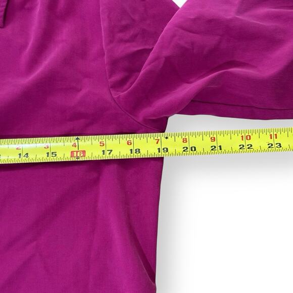 Chicos Top Womens 0 S/4 Pink Silky Modal V-neck Long Sleeve Button Up Stretch - Picture 9 of 10